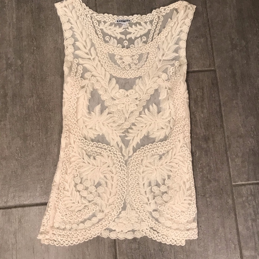 Express Tank Top Lace Blouse